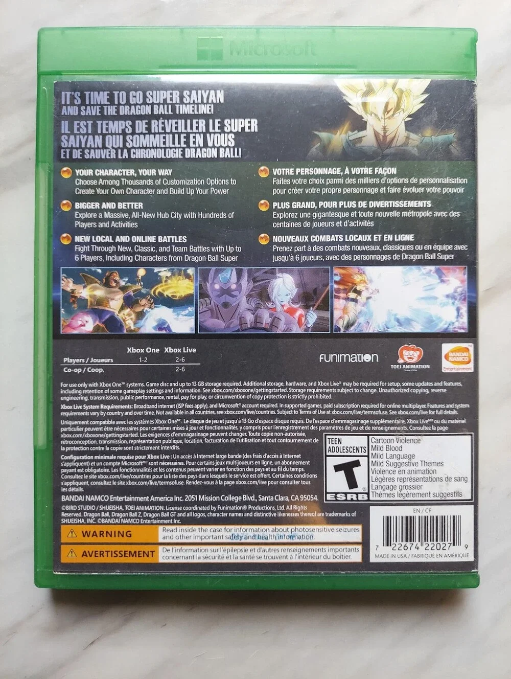 Dragon Ball Xenoverse 2 (Xbox One)